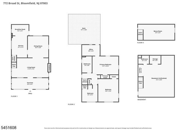 772 Broad St, Bloomfield Twp., NJ 07003