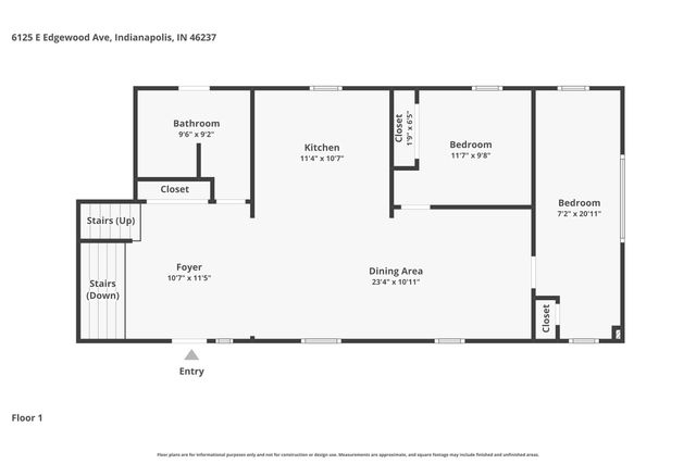 6125 E Edgewood, Indianapolis, IN 46237