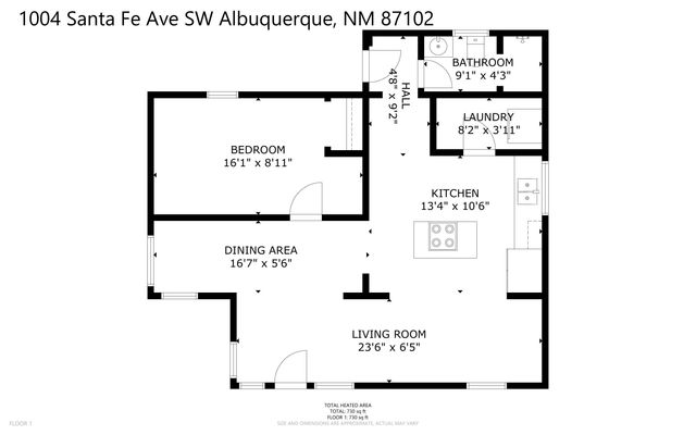 1004 Santa Fe Avenue SW, Albuquerque, NM 87102