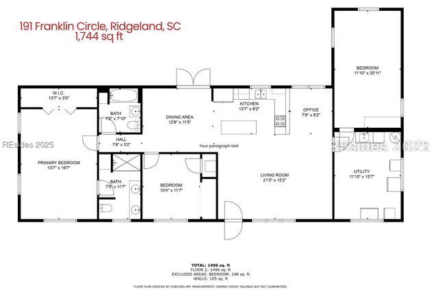 191 Franklin Cir, Ridgeland, SC 29936