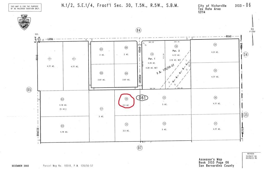 Image 1 of property listing at 0 Joshua, Victorville, CA 92392