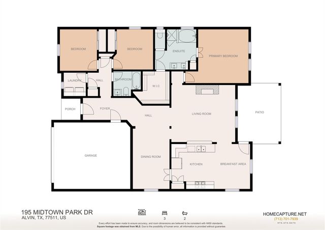 195 Midtown Park Drive, Alvin, TX 77511