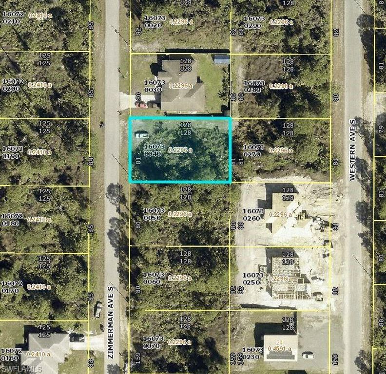 445 Zimmerman AVE, LEHIGH ACRES, FL 33974 — exterior