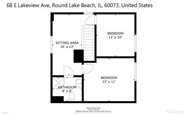 68 E Lakeview Avenue, Round Lake Beach, IL 60073