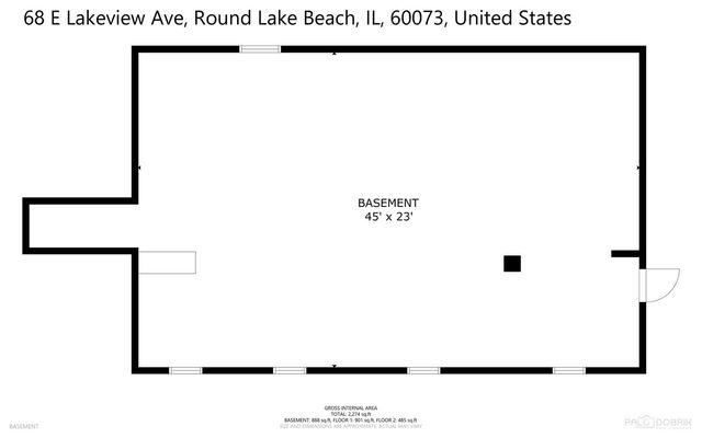 68 E Lakeview Avenue, Round Lake Beach, IL 60073