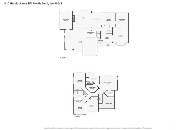 1110 Hemlock Avenue SW, North Bend, WA 98045