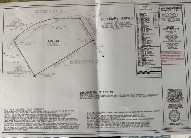 Lot 13 Juniper Lake Estates, Defuniak Springs, FL 32433