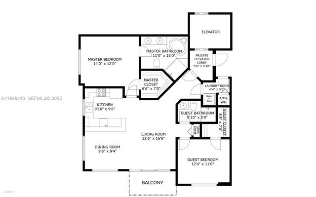 1607 Ponce De Leon Blvd 12E, Coral Gables, FL 33134