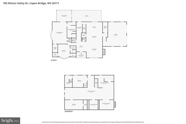 783 RITTERS VALLEY DR, Capon Bridge, WV 26711