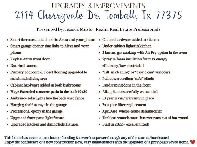 2114 Cherryvale Drive, Tomball, TX 77375