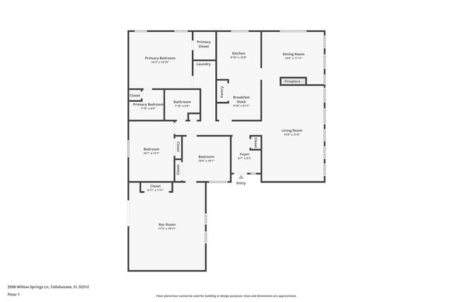 3508 Willow Springs Lane, Tallahassee, FL 32312