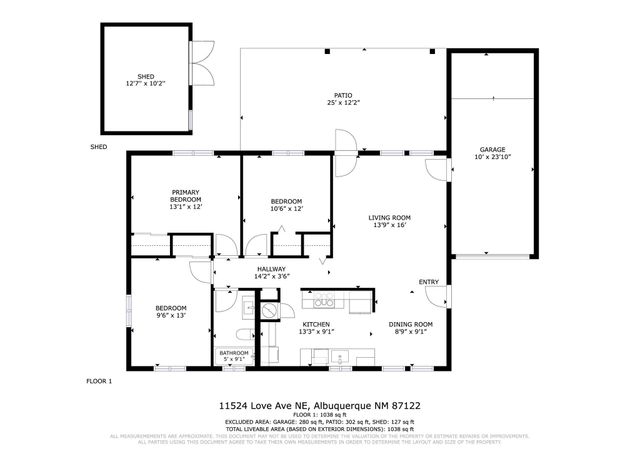 11524 Love Avenue NE, Albuquerque, NM 87112