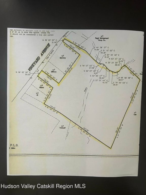 0 Vineyard Avenue, Highland, NY 12528