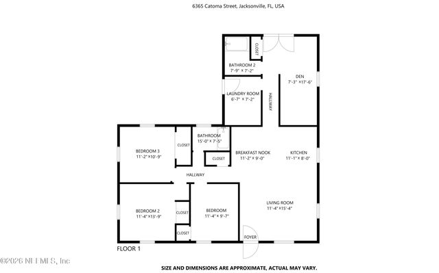 6365 CATOMA Street, Jacksonville, FL 32244
