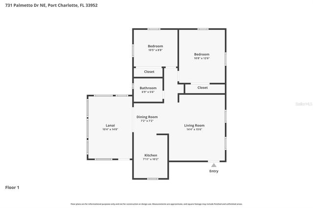 731 PALMETTO DRIVE NE, Port Charlotte, FL 33952