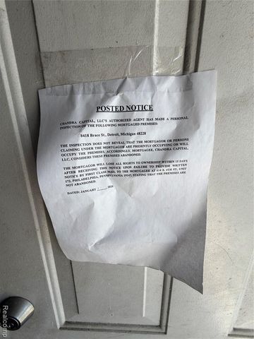 8418 Brace Street, Detroit, MI 48228