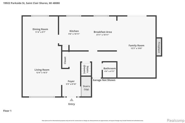 19922 Parkside Street, Saint Clair Shores, MI 48080