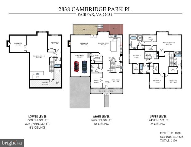 2838 CAMBRIDGE PARK PL, Fairfax, VA 22031