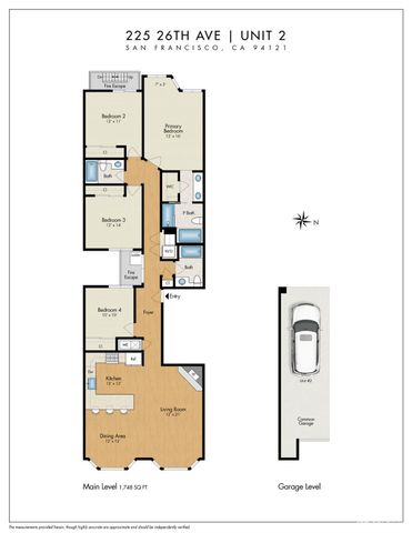225 26th Avenue 2, San Francisco, CA 94121