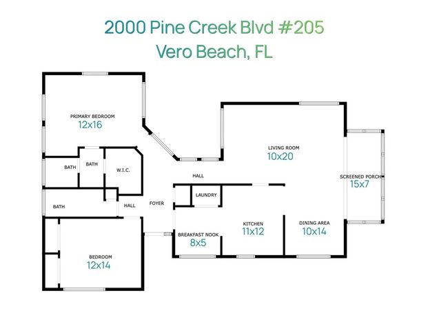 2000 Pine Creek Boulevard 205, Vero Beach, FL 32966