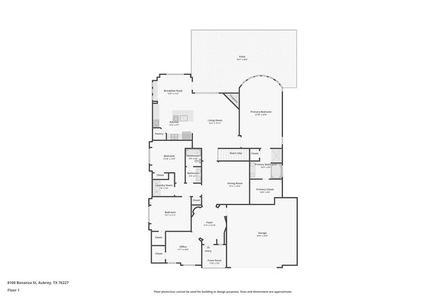 8100 Bonanza Street, Aubrey, TX 76227