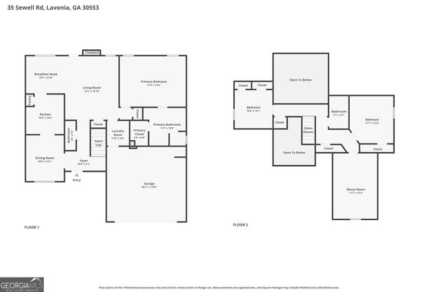 35 Sewell Road, Lavonia, GA 30553