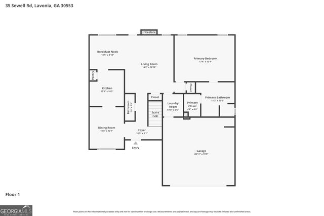 35 Sewell Road, Lavonia, GA 30553