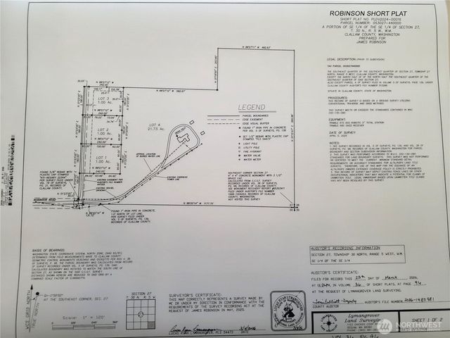 999 Lot 2 Robinson Road, Port Angeles, WA 98362