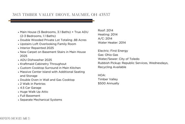 3813 Timber Valley Drive, Maumee, OH 43537