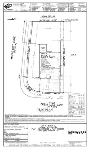 1422 Crest Dale Lane, Missouri City, TX 77459