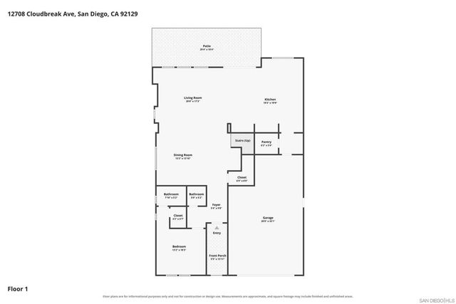 12708 Cloudbreak Ave, San Diego, CA 92129