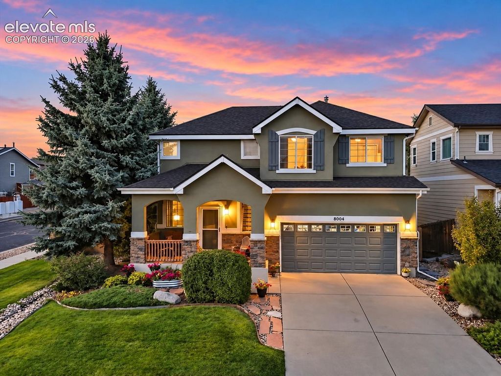 8004 Steward Lane, Colorado Springs, CO 80922 — exterior