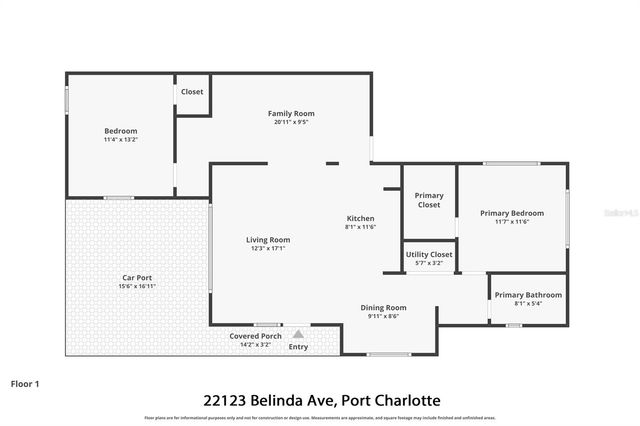 22123 BELINDA AVENUE, Port Charlotte, FL 33952