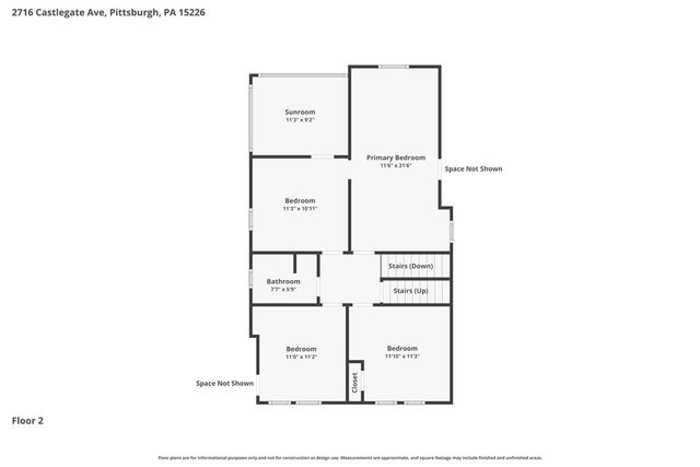 2716 Castlegate Ave, Brookline, PA 15226