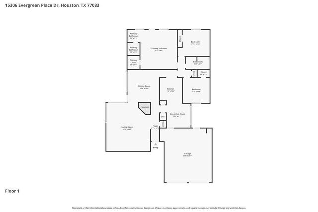 15306 Evergreen Place Drive, Houston, TX 77083