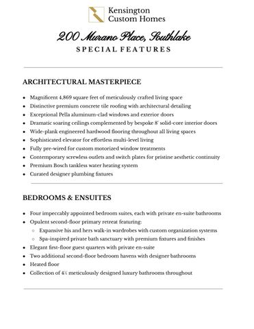 200 Murano Place, Southlake, TX 76092