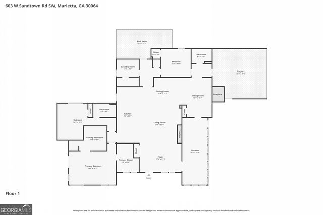 603 W Sandtown Road SW, Marietta, GA 30064