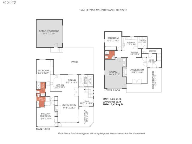 1263 Se 71ST Ave, Portland, OR 97215