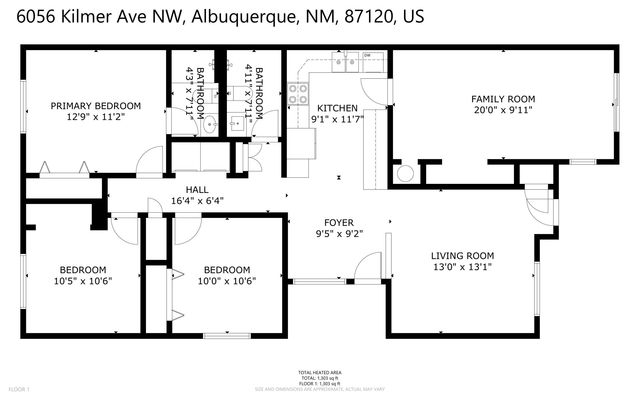6056 Kilmer Avenue NW, Albuquerque, NM 87120