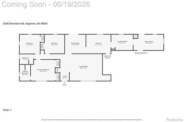5330 Sheridan Road, Spaulding Township, MI 48601