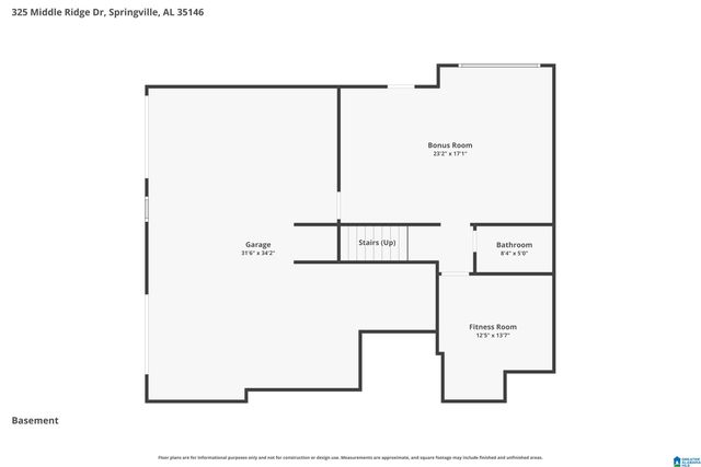 325 MIDDLE RIDGE DRIVE, Springville, AL 35146