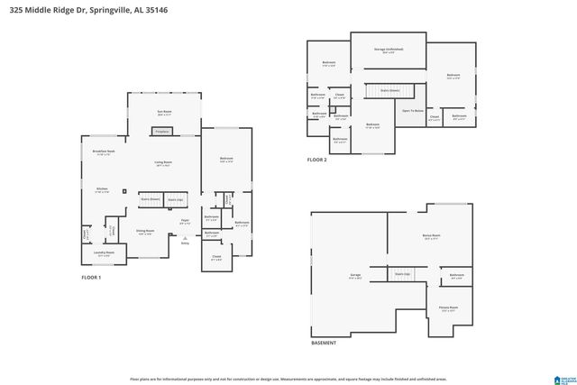 325 MIDDLE RIDGE DRIVE, Springville, AL 35146