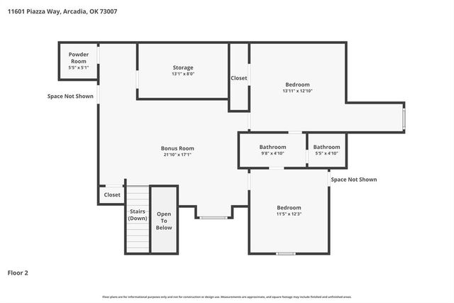 11601 Piazza Way, Arcadia, OK 73007