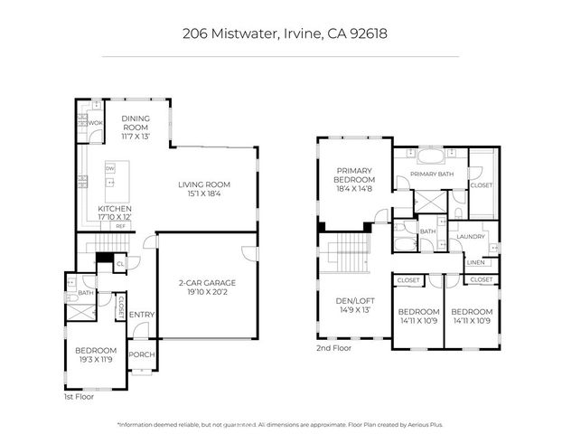 206 Mistwater, Irvine, CA 92618
