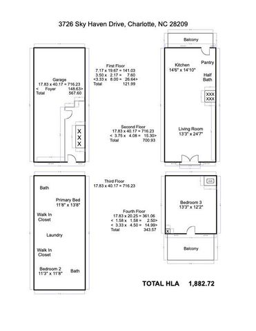 3726 Sky Haven Drive, Charlotte, NC 28209