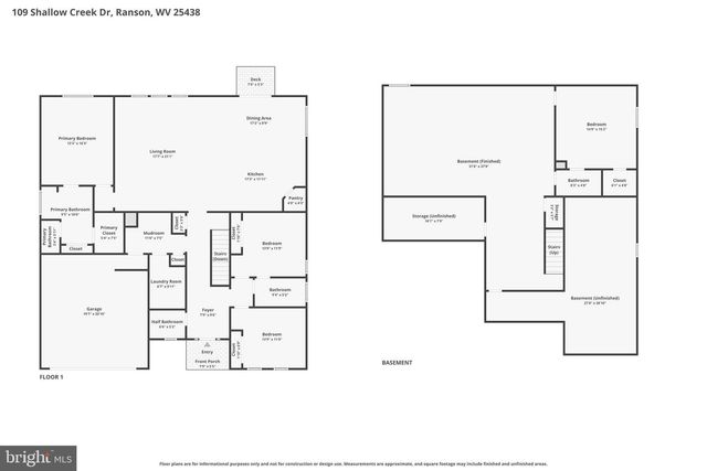 109 SHALLOW CREEK DR, Ranson, WV 25438
