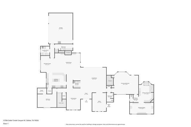 17704 Cedar Creek Canyon Drive, Dallas, TX 75252