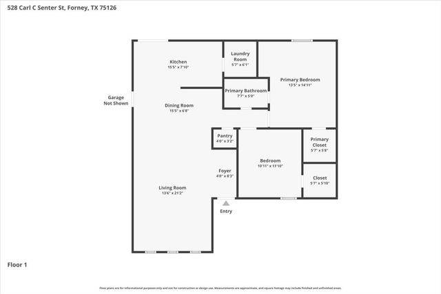 528 Carl C Senter Street, Forney, TX 75126