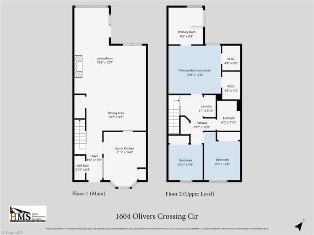 1604 Olivers Crossing Circle, Winston-salem, NC 27127
