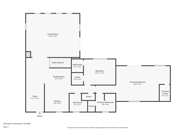 232 Loop Dr, Winchester, TN 37398